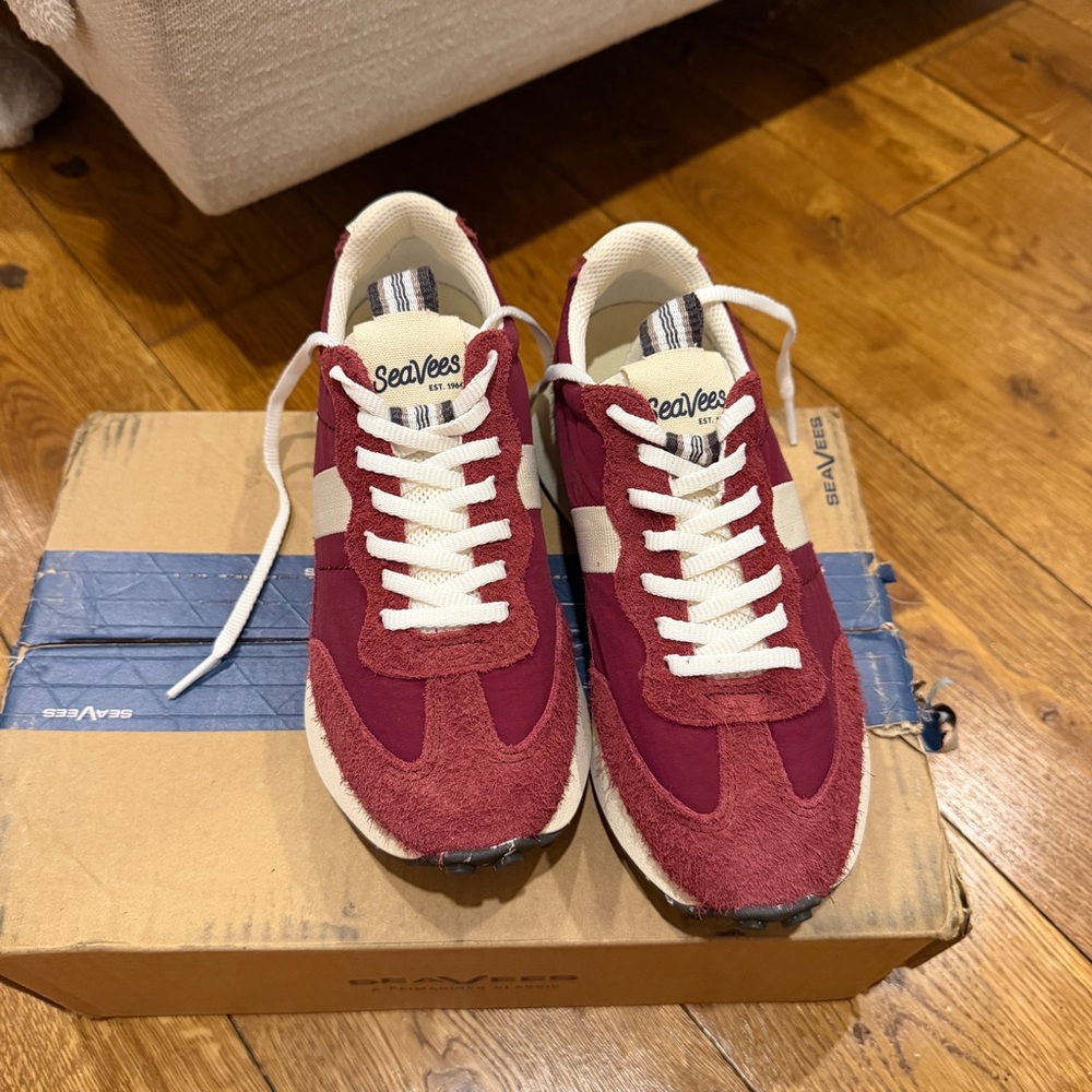 SeaVees Acorn Trainer - Burgundy sneakers - Picture 3 of 4